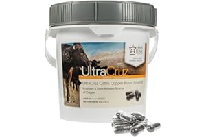 UltraCruz Cattle Copper Bolus Supplement for Adult Cattle, 100 Count (25 g Each)
