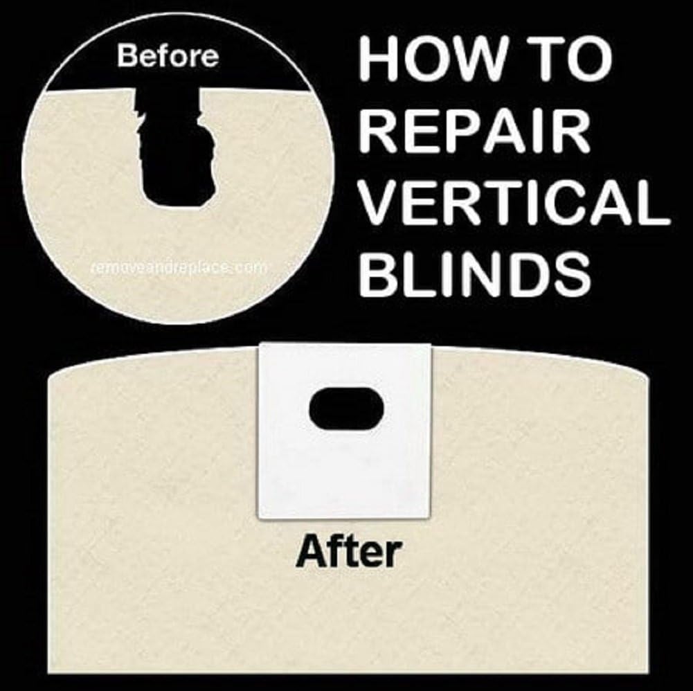 Vertical Blind Repair Tabs, 10 Tabs: Home & Kitchen