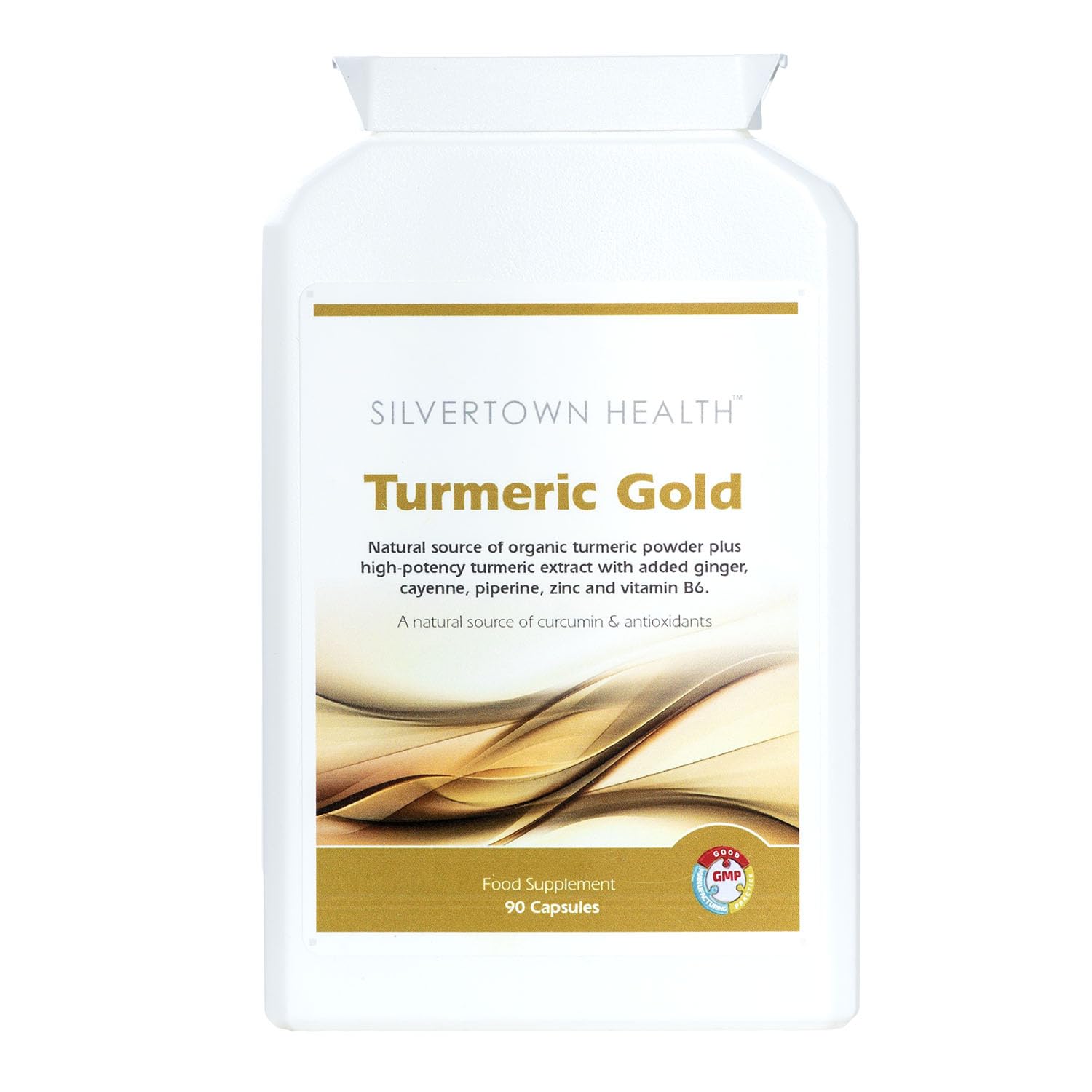 Turmeric Gold - 90 Capsules - A Unique Combination of Turmeric Powder Plus high-Potency Turmeric Extract Giving The Equivalent of 3158mg of Turmeric Powder per Capsule