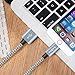 Anbso 3Pack 3FT 6FT 10FT Nylon Braided Charging Cable Data & Sync Charging Cord 8-Pin Lightning to USB Cable Charger for iPhone 7/ 7 Plus/6/6s/6 plus/6s plus, iPhone 5/5s/5c,iPad, iPod(gray)