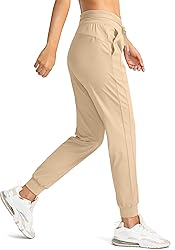 G Gradual Women's Joggers Pants with Zipper Pockets
