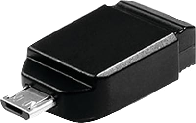 Verbatim 49821 16GB NANO USB Drive Micro USB OTG Adapter Mobile Smartphone