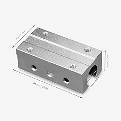 2pcs SBR16 LUU Aluminum Block 16mm Linear Motion