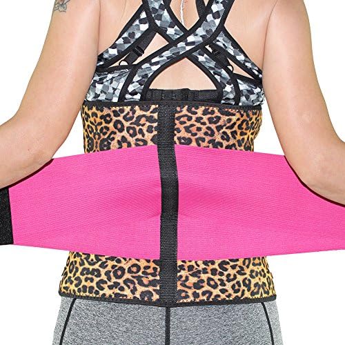 SANJING Neoprene Leopard 12-inch high waist slimming elastic waistband double compression waist training for Women Weight Loss Belts-Adjustable Slimming Lumbar Body(BS003-1) (XL)