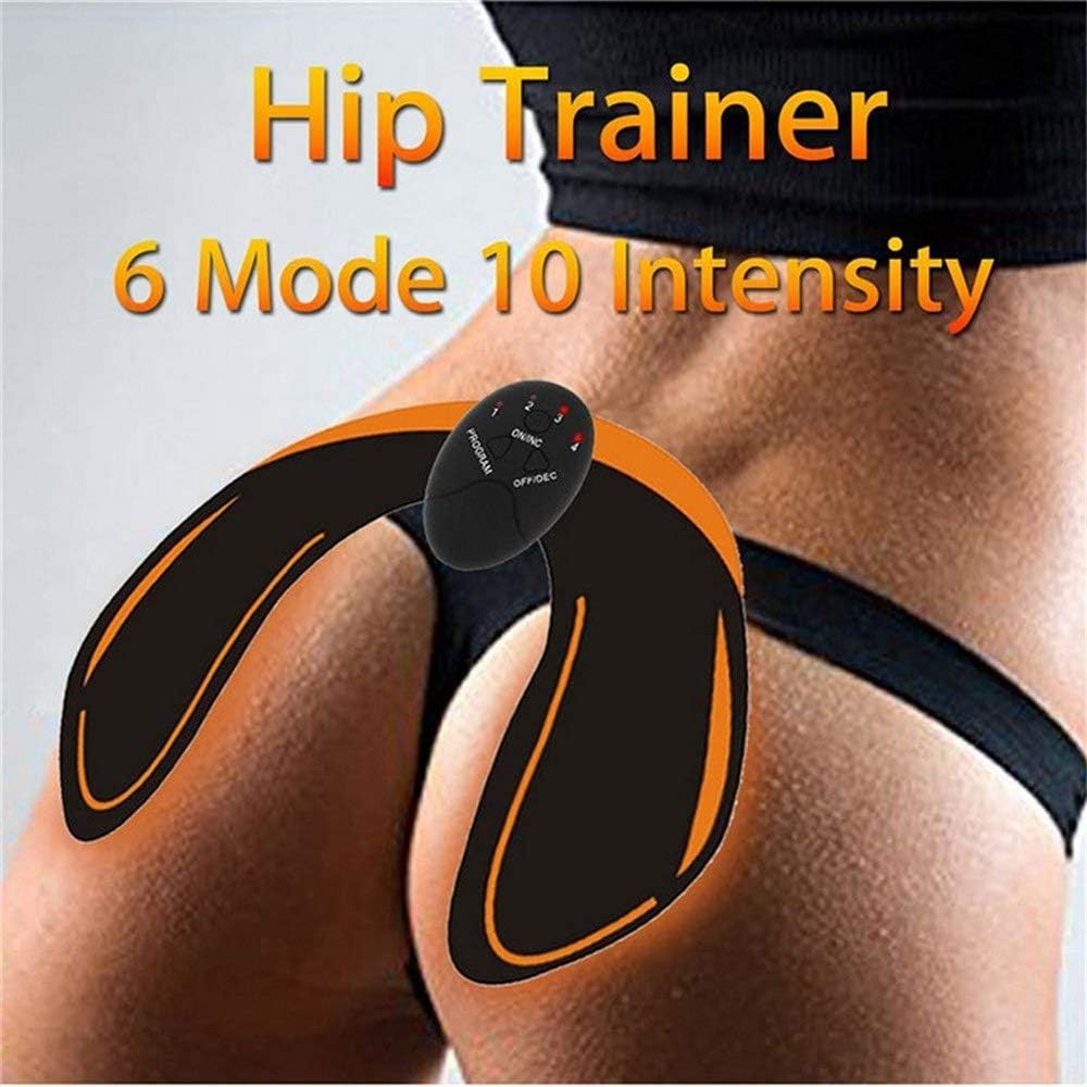 Mahaishangmao Buttock Smart Muscle Hip Trainer for Lift & Shape & Firm The Buttocks with Ergonomic U Shape pad,USB Quick Charge Gluteal Muscles Training for Women Fitness Body Beauty
