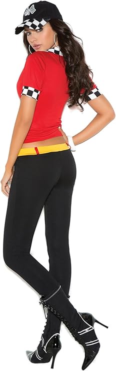 Amazon Com Women S Sexy Race Car Driver Costume Clothing
