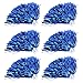 Cheerer Pom Poms 12Pcs Cheering Poms Metallic Foil Pom Poms Squad Cheer Sports Party Dance Useful Accessories (Blue) Pom Pom Cheerer