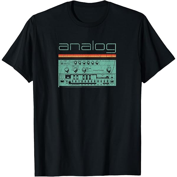 Amazon.com: Vintage Synthesizer - Japanese Analog Retro T-Shirt T