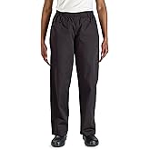 Mercer Culinary M60060BKXXS Millennia Women's Chef Pants, XX-Small, Black