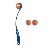 Chuckit! Ultra Ball and Launcher Bundle, Sport 18in, 2 Pack Medium 2.5in | The Included Ball Measures 2.5 In, for Dogs Weighing 20 to 60 Pounds