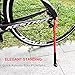 ICOCOPRO Bike Kickstand Adjustable Aluminum Alloy Bike Stand fits 26’’-29’’ Bike Side Kickstand with Concelaled Spring-Loaded Latch Non-Slip Rear Side for Mountain Bike/Road Bike/BMX/MTB