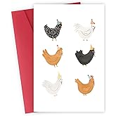 Funny Chickens Birthday Card for men, Son, Coworker, Funny Unique Birthday Gift Cards for Women, Bird Lover's Gift, Chicken Lover’s Card