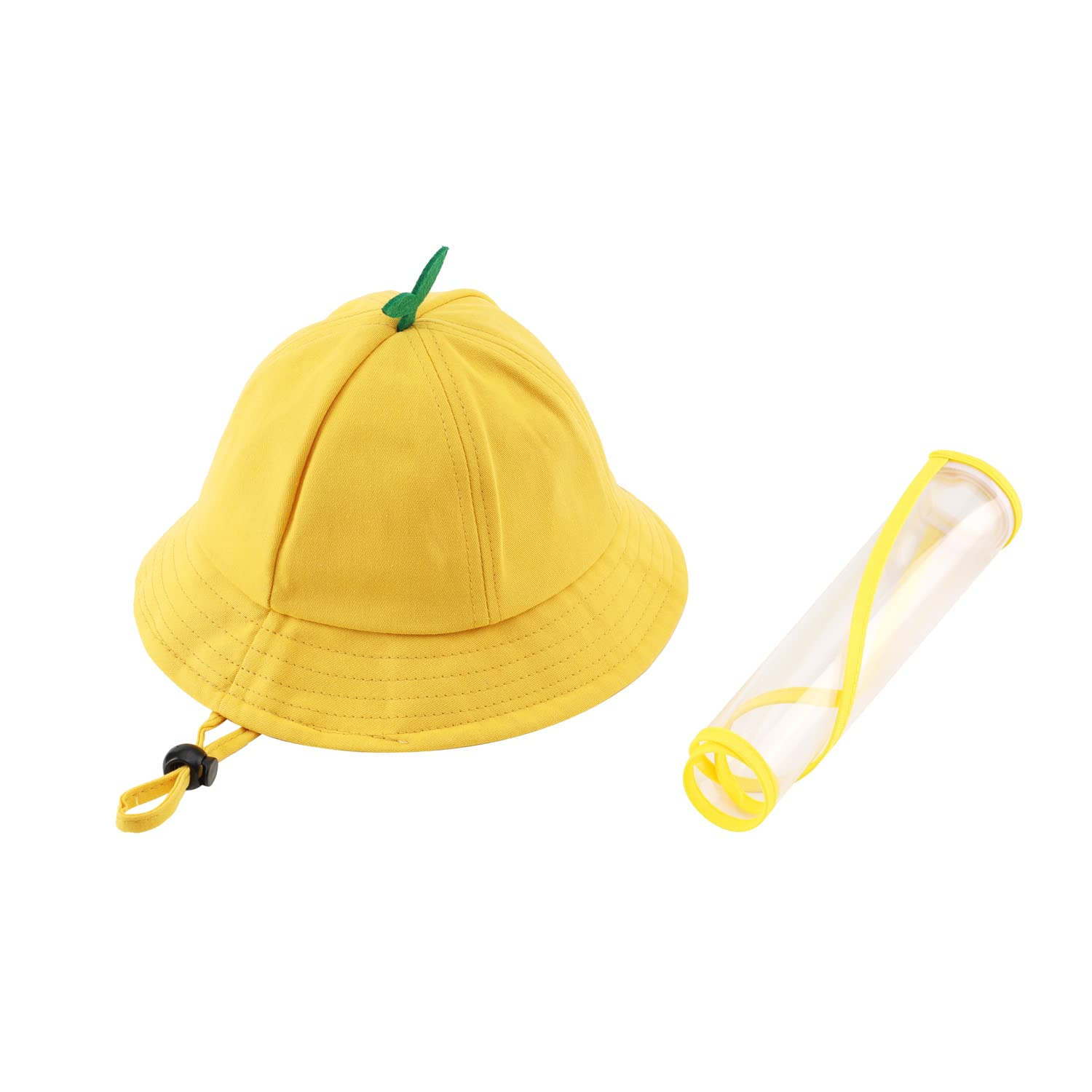 Dust Proof Packable Sun Hats for Dust, Outdoors, Sports, Hat Infant Warm,Protection Sun Hat Suitable for Baby (3-18 Months) Yellow