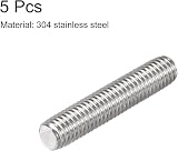 sourcing map M8 x 40mm Fully Threaded Rod 304 Stainless Steel Right Hand Thread view 2