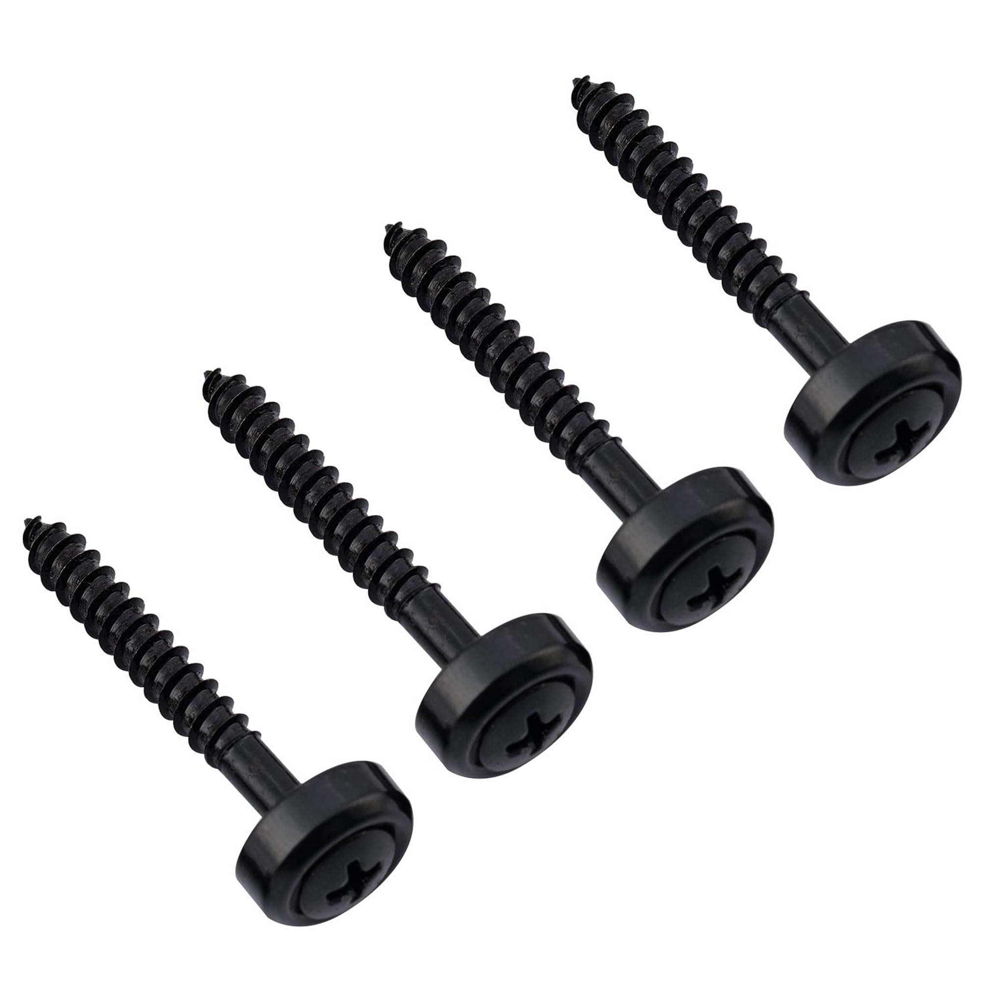Musiclily Electric Guitar Bass Neck Joint Bushings & Bolts,Black (4 Pieces) — image 1