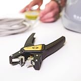 C.K T1260 Automatic Cable & Wire Stripper Green Yellow Brown Grey view 6