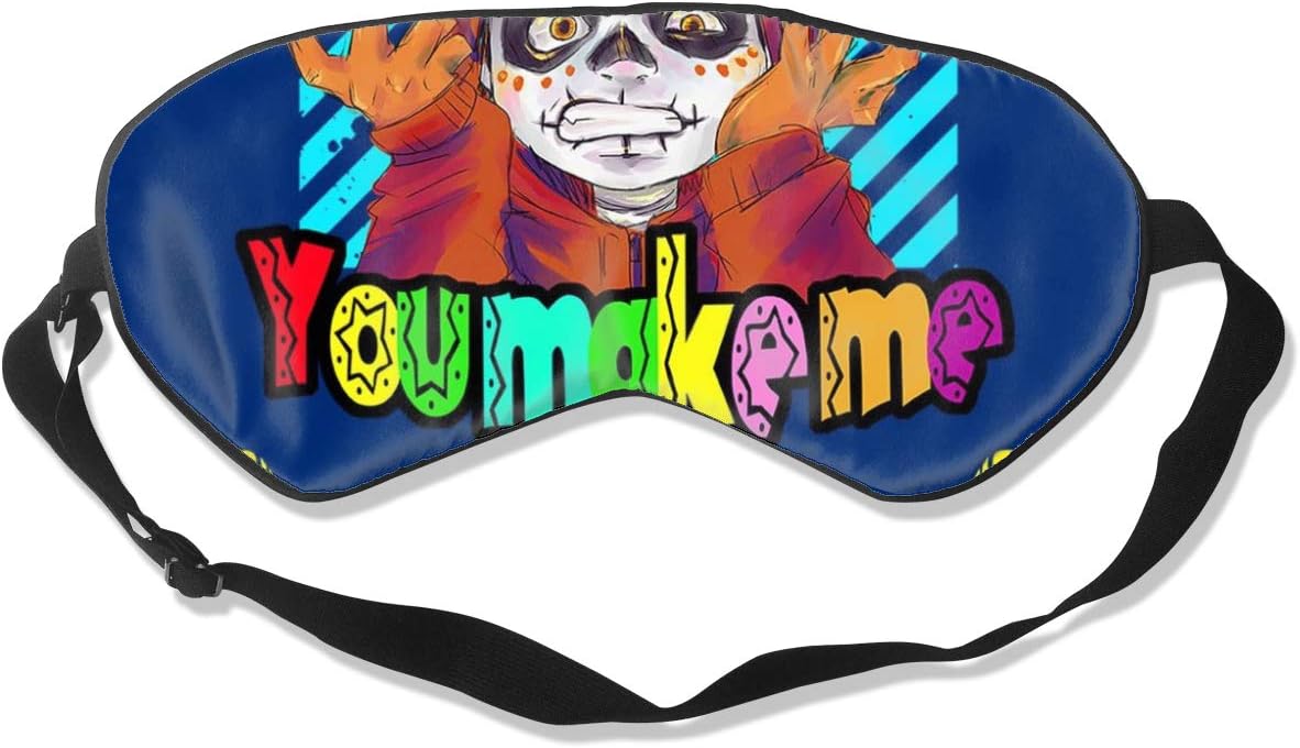 Amazon Com Sleeping Mask 100 Blackout You Make Me Un Poco Loco Sleep Mask Night Masks Super Smooth Eye Mask Health Personal Care