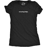 Womens Swearing Helps T Shirt Funny Curse Word Naughty Sarcastic Novelty Tee