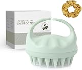 Sndyi Scalp Massager Shampoo Brush - Silicone Bristles, Green, Hair Growth view 1