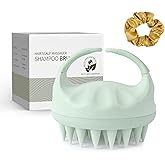 Sndyi Scalp Massager Shampoo Brush, Scalp Scrubber with Soft Silicone Bristles, Scalp Exfoliator for Dandruff Removal, Scalp 