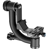 SIRUI PH-20 Gimbal Head, 360&deg; Panoramic Tripod Head for DSLR Telephoto Lens | Carbon Fiber Construction, Smooth Balance Control, Arca-Swiss Quick Release Plate, 1/4"-20 3/8"-16 Mount, Wildlife Sports