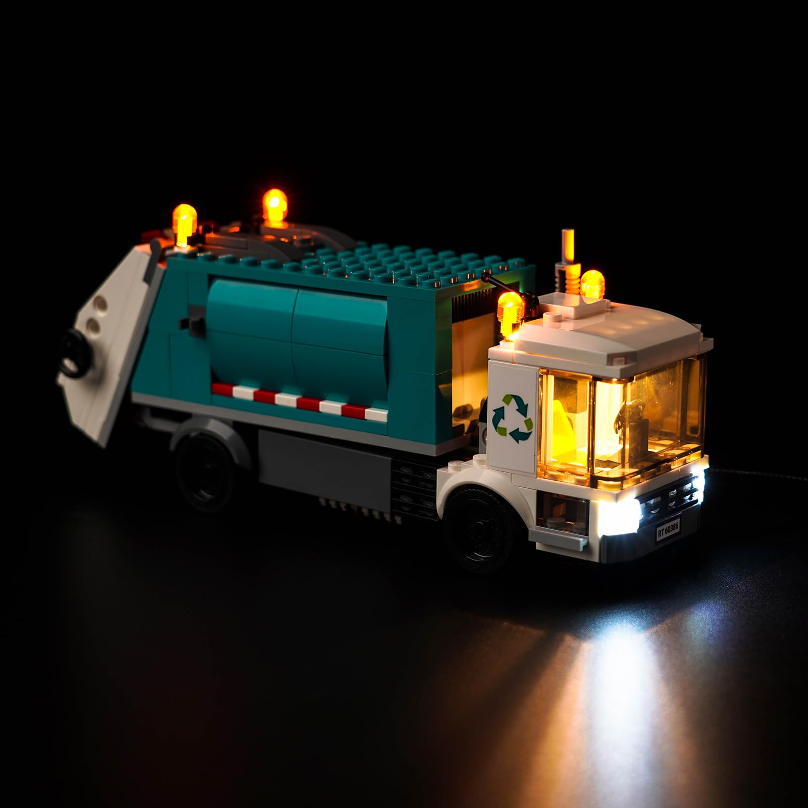 Light Kit for Lego Recycling Truck, Lighting Set for Lego 60386 City Recycling Truck - Not Include Models, Just Light Kit — image 1