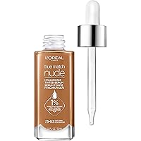 L’Oréal Paris True Match Nude Hyaluronic Tinted Serum, Tinted Face Serum with Hyaluronic Acid for Lightweight Coverage and In