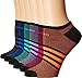 adidas Women's Superlite No Show Socks (6-Pair) -2020, Black/Bright Green/Light Flash Purple/Bahia Magent, Medium
