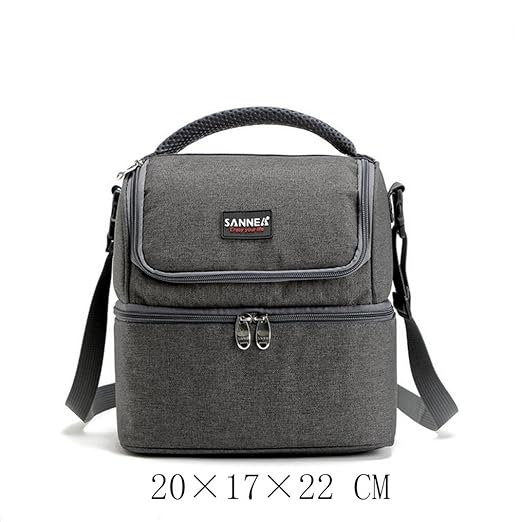 Bolsa Térmica Con Doble Compartimentos Aislamiento, 7L Bolsa ...