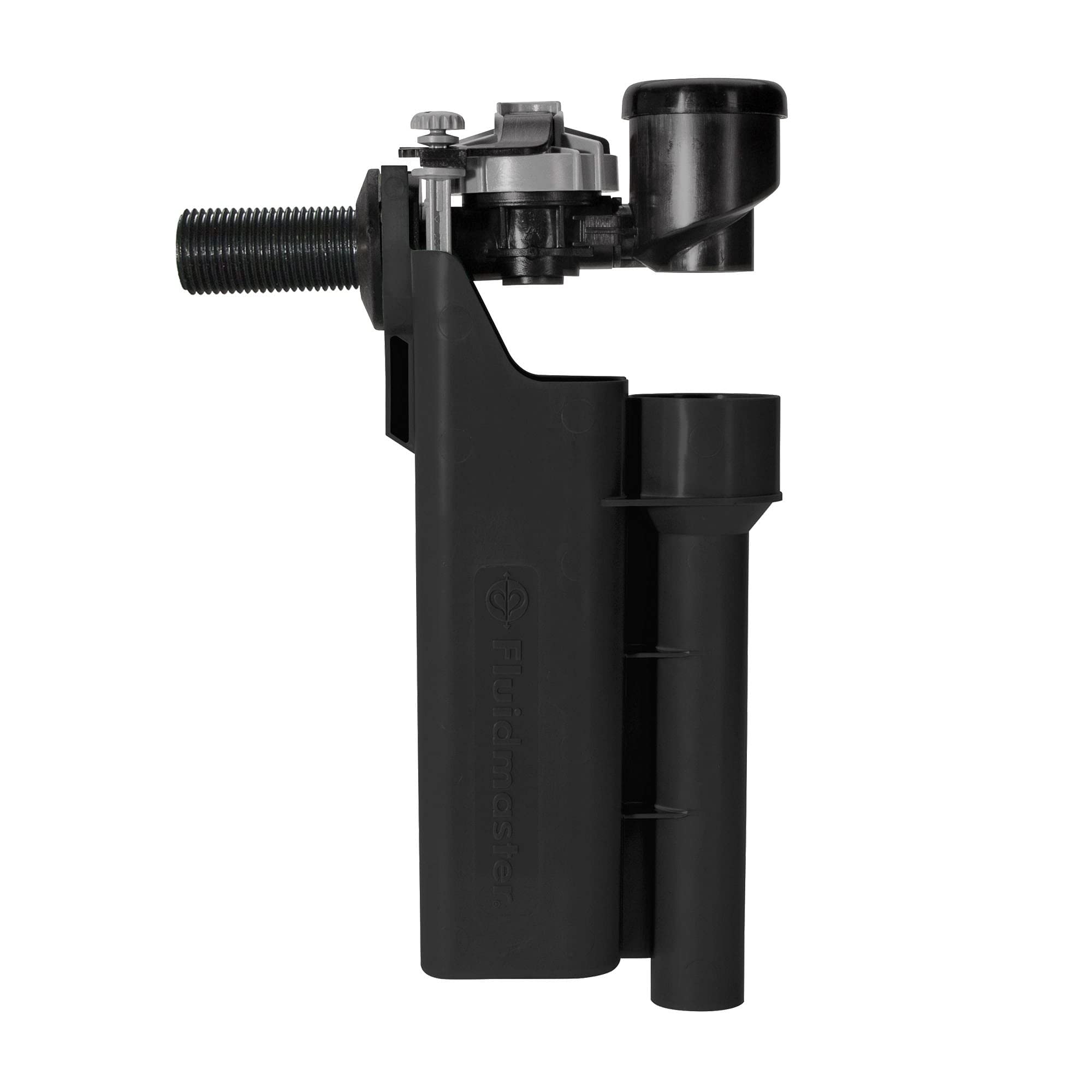 Fluidmaster 6710-S-001-P10 6000 S/E Non Delay WC Fill Valve, Black