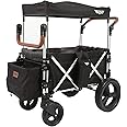 Keenz 7S 2.0 Stroller Wagon - Foldable, Double Stroller for Infant and Toddler, Safe Kids Wagon with Sun Protection and 5-Point Harness, Ideal for Trips, Beach, Park - Fully Loaded with Accessories