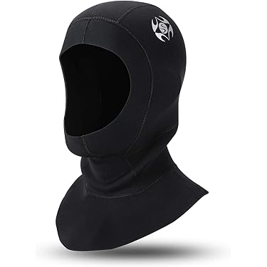 Capuche De Plongée 3 Mm Néoprène : Pour Surf, Plongée, Apnée - Taille Unique