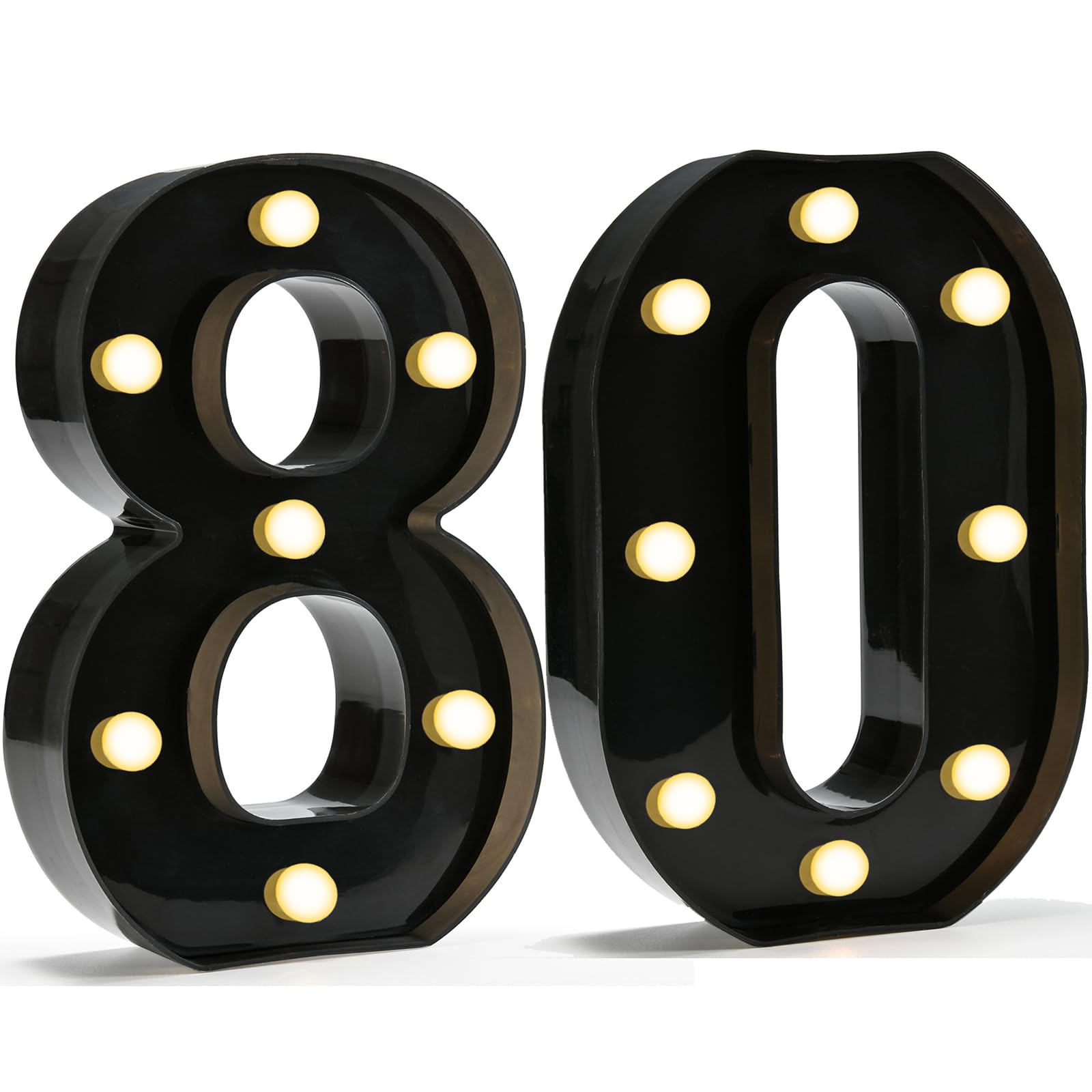 Pooqla Decorative Led Light Up Number