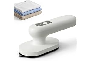 ciciglow Cordless Clothes Iron, Dry Iron Heats Up in 5 Seconds with 3 Adjustable Levels Up to 200 Degrees, Mini Iron for Vari