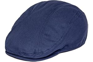 BOTVELA Men Cotton Twill Newsboy Flat Ivy Driving Hat Fitted Cap