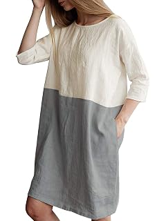 knee length dresses for ladies Linen Straight Cut Dress, The Italian Linen Shop by Luiselle M