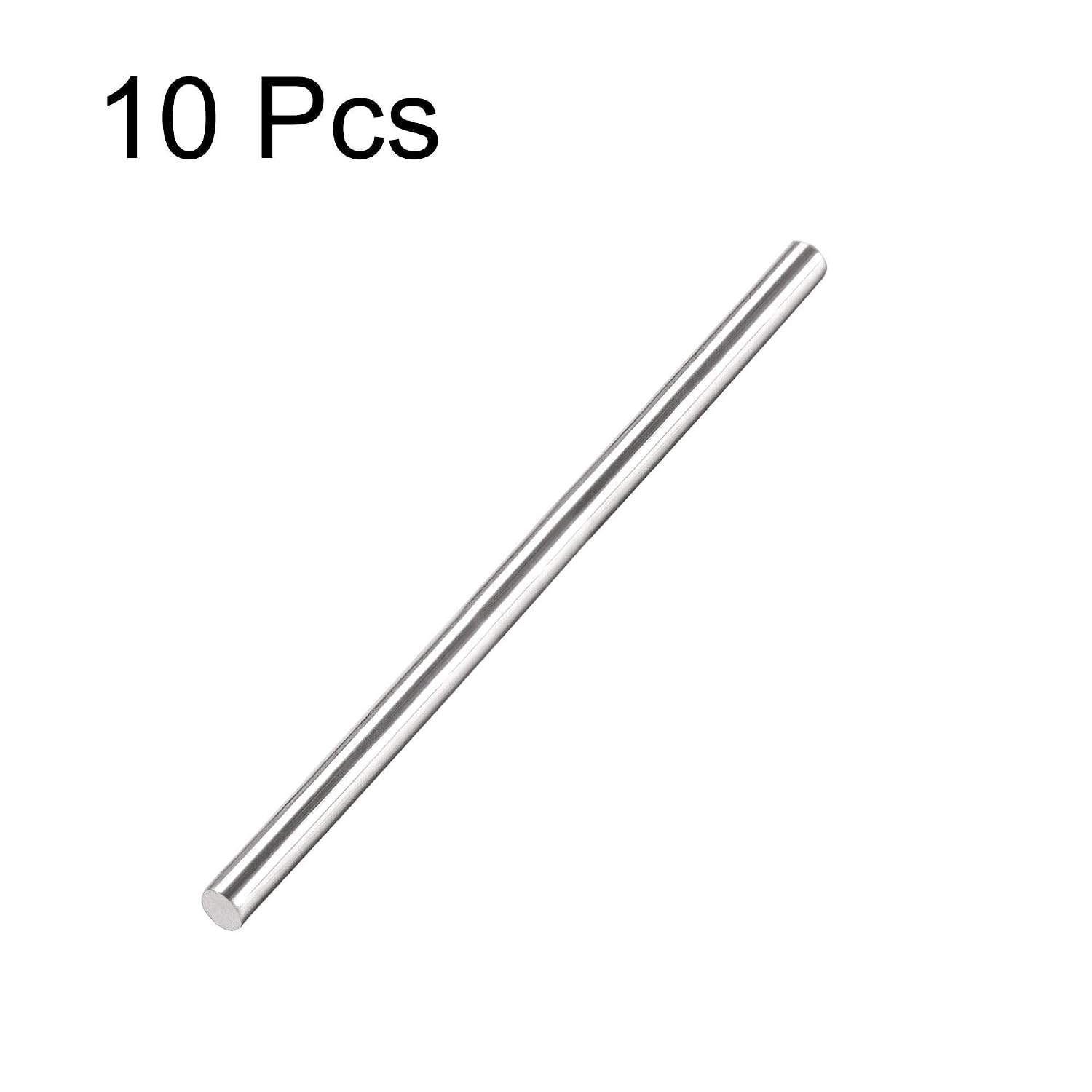 sourcing map 3mm x 25mm 304 Stainless Steel Solid Round Rod for Drift Punches DIY Craft Model Plane Model Ship Model Cars - 20pcs - Image 4
