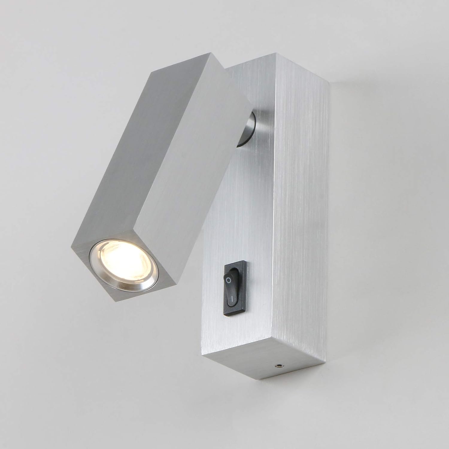 Pathson Modern Bedside Wall Light, Bedroom Wall Lamp Adjustable Arm LED