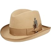 Epoch hats company Classico Men's Wool Felt Homburg Hat