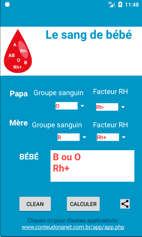 Groupe Sanguin De Bebe Amazon Fr Appstore For Android