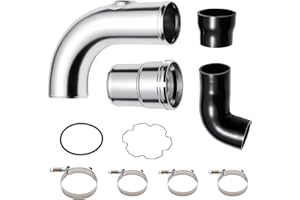 EVIL ENERGY Intercooler Piping Compatible with 2011-2016 Ford F250 F350 F450 6.7L PowerStroke V8 Diesel, Aluminum Intercooler