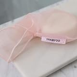 Kitsch Bottle Free Beauty Soap & Shampoo Bar Holder Blush Mesh Bag view 7