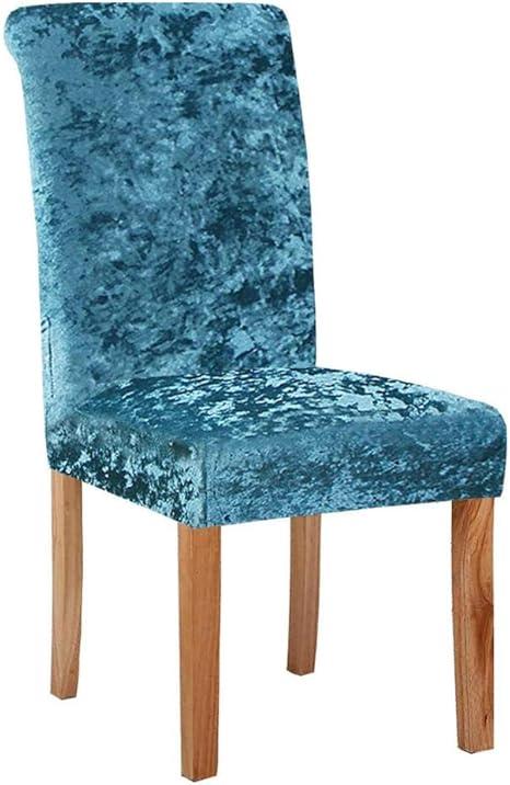Fundas De Terciopelo Triturado para Sillas De Comedor,2/4/6 Piezas