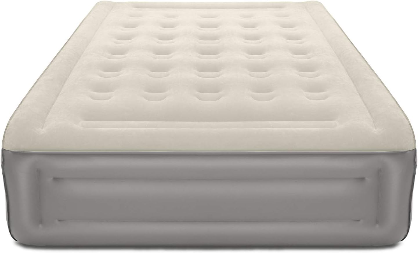 Queen Air Mattress With 120V AC Built-In Pump For Guest, Inflatable Raised Air Bed With Comfortable Top, Elevated Foldable & Portable Airbed With Durable Carrying Bag For Camping, 80×60×18 Inch : Sports & Outdoors