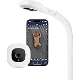 Nanit Pro Smart Baby Monitor - 1080p Wi-Fi Video Camera, 2-Way Audio, See Your Baby from Anywhere, Sound/Motion/Cry Notifications, Night Vision