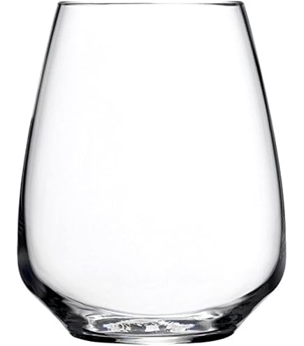 Amazon.com | Luigi Bormioli Michelangelo 15.5 oz Stemless Glasses, 4 Count  (Pack of 1), Clear: Wine Glasses