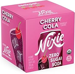 Nixie Organic Cherry Cola Zero Sugar Soda 4pk, 12 FZ