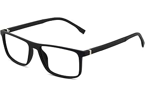OCCI CHIARI TR90 Men's Eyeglasses Frame Fashion Clear Lens Glasses Eyewear Rectangular Lightweight Glasses