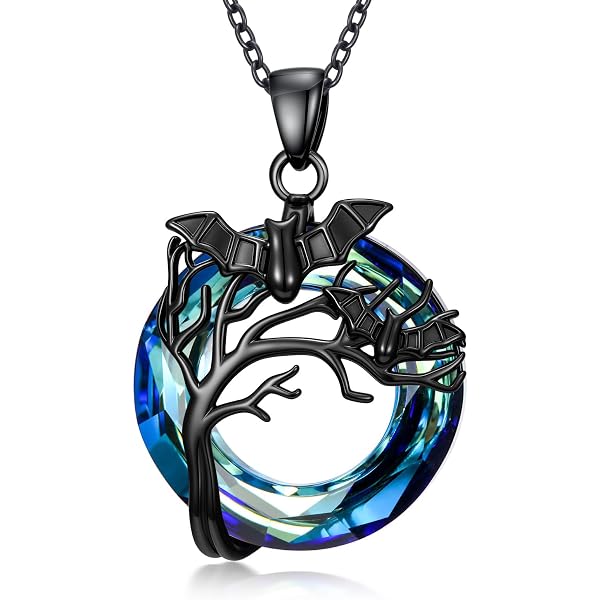 HOOHWE Skull Necklace For Women - 925 Sterling Silver Gothic Black Jewelry, Perfect Mothers Day Or Birthday Gift - View #4