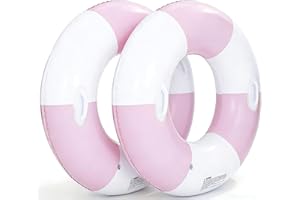 2PCS Floats for Adults Rings Stripe Pool Float Large Swim Ring for Adults,30 Inch Classic Striped Teens Adult Inner Tubes Sum